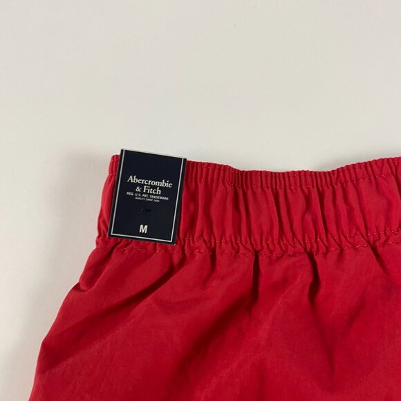 Abercrombie & Fitch Red Sweatpants with Black Stripes - Picture 9 of 16